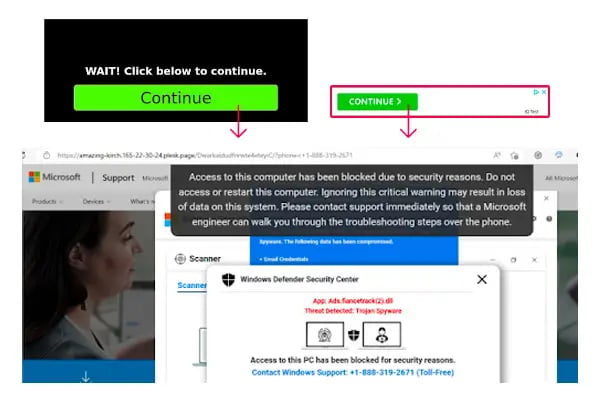 QuizTSS ad examples