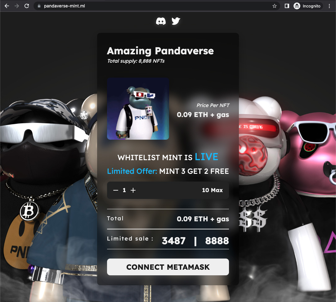 hxxps://pandaverse-mint.ml/